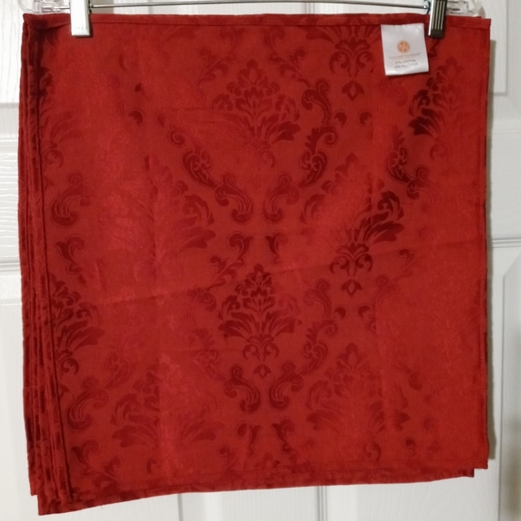 🏤🍅 6 HUNTINGTON RED NAPKINS 🍉🚂 - Picture 2 of 11